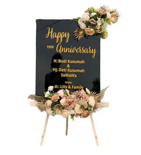 Papan Bunga Akrilik Menyali