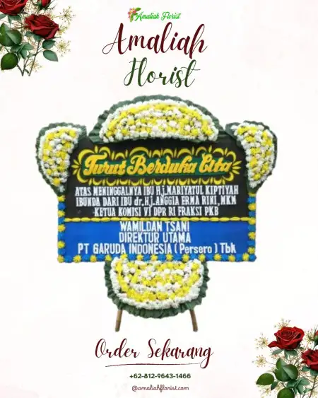 Papan Bunga Duka Menyali